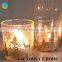 Clear Glass Candle holders for candles/Christmas favors