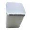 square gift tin boxes,slide metal cans for coffee,multifunctional containers