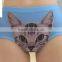 Lady's new design seamless panty in print logo and picture