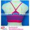 Fashion Seamless Sport Bra, Shdow Stripe Printed