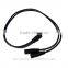 3.5mm stereo male to 2female audio cable