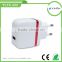 Wholesales quick portable High Quality 5V 2.4A dual usb car charger wall charger travel charger