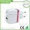 High Quality Output DC5V 2.4A Dual USB Super Fast Mobile Phone Travel Charger