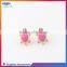 New design colorful cute Tortoise shaped stud earrings for women