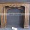 hand carving chic shabby and chic wooden fireplace