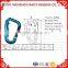 Geckos Embossed Handbag Aluminum Snap Hook ,No Tensile Strength Carabiner Bit Aluminum Snap Hook, Blue Aluminum Hook
