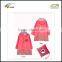 2016 Fashion high quality children raincoat wholesalers with packing bag