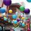 10pcs/lot Blue 12''(30cm) Round Chinese Paper Lantern Lamps Wedding Party Decoration Home DIY Decor