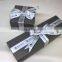 new arrival leather jewelry gift box packaged with cardboard ribbon box