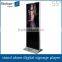 FlintStone 55 Inch lobby floor standing video display kiosk, shopping mall kiosk LCD screen, hotel lobby floor standing video