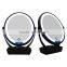 10X magnifying desktop led makeup mirror with organizer