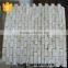 White thamoss white marble mosaic tile natural split finising