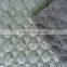 velboa/polyester embroidered thermal padded fabric with quilting for down coats/jacket
