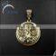 custom hip hop fashion metal pendants for men