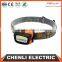 POPPAS T11 AAA operated 3W COB headlamp outdoor waterproof running camping walking reading headlight