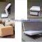 OEM Metal Folding Ottoman Bed with comfort mattress in Single size and powder coating finish