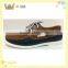 Man's classic lazy laces pigskin boat dress shoes