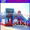 Large inflatable jumping bouncer with slide combo
