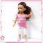 18 inch DIY girl doll with clothes lovely baby toy doll for kids