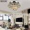 Chrom Metal Mini Crystal Ceiling Lamp Crystal Ball MD83046