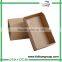 Custom logo printed kraft rectangle carton box for shoes