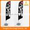 2016 Promotional custom advertising swooper flag advertising flag pole feather banner flag with dye sublimation