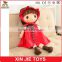 lovely soft doll gift toy custom nice design rag dolls stuffed gril doll with nice adress