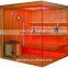 New infrared sauna with glass for sale