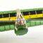 11x9 MM Green Star Sapphire Ring Lab-Created Sterling Silver 92.5 Size 5.75