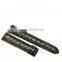 Crocodile leather watchband SCRWC-004