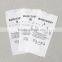 Environmental polyester printed wash care label size label satin tape labels