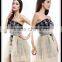 Sequins Black Backless Tulle Fish Tail Girls Party Wear Long Dresses