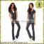 Women Sport Crop With Zipper, Wholesale Fitted Gym Wear
