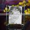 New Arrival Fashion Home Decorative K9 Best Quality in Crystal Crafts 3d Crystal Cube Photo Frame