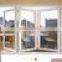 2016 new design Europen style UPVC steel reinforcement 3 panel upvc folding windows with 600*1200 mm