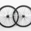 FSC38CM-23 Cyclocross Far Sports carbon wheels, 38mmx23mm carbon clincher wheels for cyclo cross 28H DT Disc hub