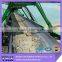 Chemical resistant conveyor belt with exceptionally high longitudinal rip Resistance