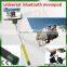 2015 hot sell rechargeable wireless monopod selfie stick bluetooth with shutter buttom
