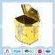 Tin can coin bank for saving money
