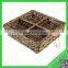 Promotional decorative holiday wicker candy basket tray,wicker gift storage basket