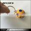 Hot sale custom engraved plastic smart football shaped clubkeychain