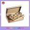 Cuff links wood packing box cufflinks box