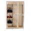 Hot Sale 2015 New double door wardrobe shutter door