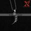 Punk Gothic Solid Stainless Steel Dragon Head Wolf Tooth Pendant