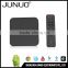JUNUO latest firmware update A53 quad core amlogic s905x 6.0 andorid tv box