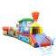 2016 cheap new style 0.55mm pvc tarpaulin thomas train bounce house