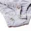 Wholesale solid gray baby clothes with cream lace ruffle baby romper