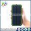 Quality Assurance portable mobile solar 15000mAh power bank for all smartphone