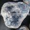 Natural blue calcite crystal geodes for wholesale