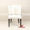 White color Simple design leather restaurant booth with arm YA801